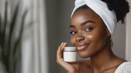 Radiant Beauty Embracing Skincare Luxury and Serenity