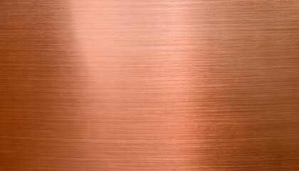 Fototapeta premium Closeup of polished copper texture background