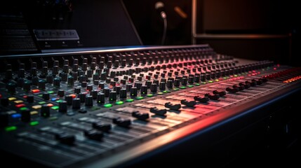Analog Sound Mixer: Craftsmanship Meets Artistry