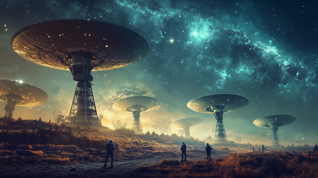 AI Analyzing Deep-Space Data for Extraterrestrial Signals, Harnessing Advanced Algorithms and Machine Learning to Detect Potential Communication from Distant Galaxies in the Search for Alien Life