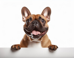 Happy Dog Showing Copy Space Suitable Image For Advertisement