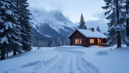 Norwegian Winter Cabin