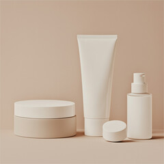 white cosmetic container