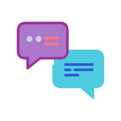 Speech Bubble flat icon
