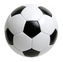Soccer ball on white