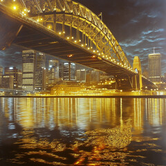 Fototapeta premium bridge over the river