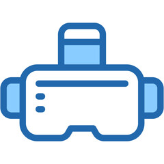 VR Headset, VR, Virtual Reality, Goggles, Gaming, Headset Icon