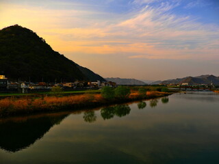 揖保川と竜野