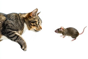 Fototapeta premium cat and mouse