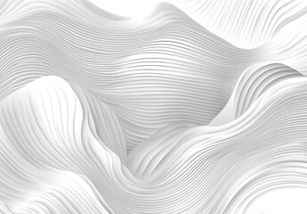 Obraz premium a wavy lines pattern background. Monochrome line art texture with a gray color. 