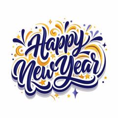 Hand drawn Happy New Year lettering (14)