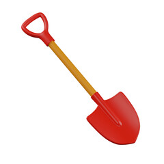 3d render  Fireman Shovel  illustration