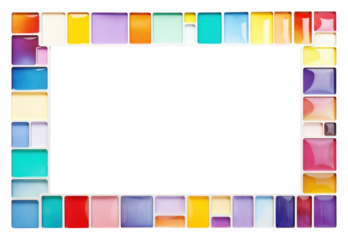 PNG Rainbow art backgrounds frame.