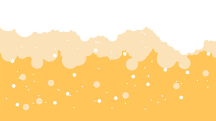 Beer foam background, alcohol liquid splash texture,Flat beer background with flowing white foam. Simple beer background.