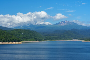 北海道東川町　忠別湖　北海道のダム