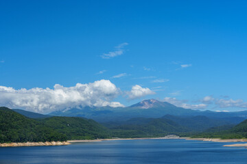 北海道東川町　忠別湖　北海道のダム