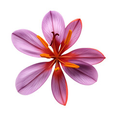 Fototapeta premium Saffron, Spice, Isolated on Transparent Background, Graphic Resource for Gourmet Advertising, Menu Design and Packaging