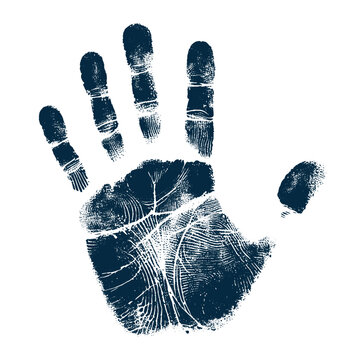 recommend clip art: human handprint vector , The handprint should look realistic vector