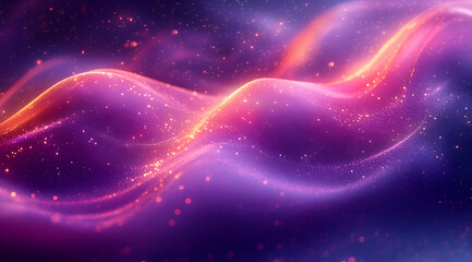 Obraz premium Abstract Purple and Orange Background with Glitter