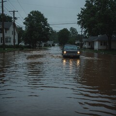 Heavy rains create urban flood crisis with streets and properties submerged under rising waters