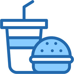 Fast Food, Burger, Food, Hamburger, Food And Restaurant, Junk Food Icon