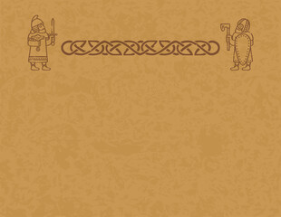 Medieval Parchment - Viking Warriors Header