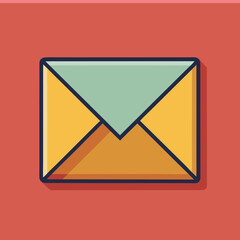 mail flat icon