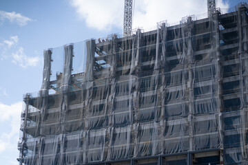 Fototapeta premium Building under construction
