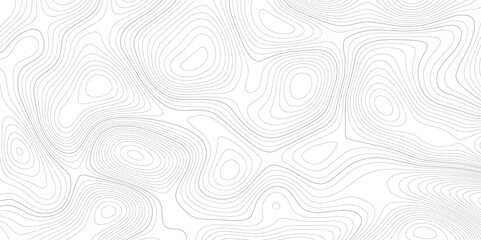 Abstract background wavy topographic line contour geography map. Seamless pattern and banner design. Modern and dynamic feel to topographic mapping vector illustration.