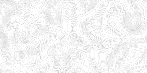 Abstract background wavy topographic line contour geography map. Seamless pattern and banner design. Modern and dynamic feel to topographic mapping vector illustration.