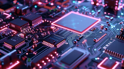 Obraz premium circuit board