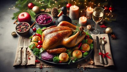 weihnachtlicher G&auml;nsebraten