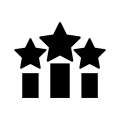 Obraz premium Rating icon. Rating start icon.