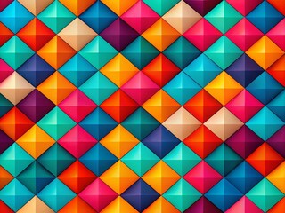 Obraz premium Abstract Geometric Patterns in Vibrant Colors for Stylish and Modern Wallpaper Backgrounds