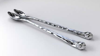 A pair of ice tongs, shown on a plain background.