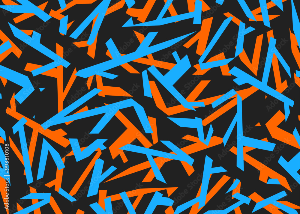 Aufkleber abstract background with irregular stripe pattern. abstract raw and irregular stripes pattern