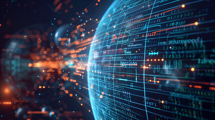 Obraz premium Internet of Things IoT global network technology