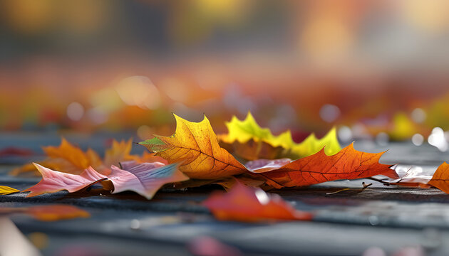 Precioso paisaje de oto&ntilde;o lleno de hojas ca&iacute;das. Hojas de oto&ntilde;o en un parque. Parque rodeado de naturaleza. Concepto oto&ntilde;o.