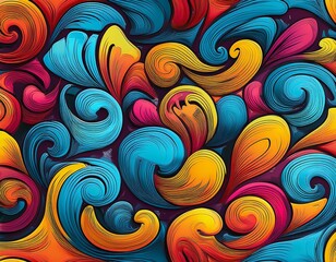 fond abstrait color&eacute;, background nuage des couleurs en ia g&eacute;n&eacute;rative