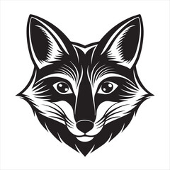 fox silhouette vector 