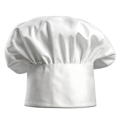  A classic white chef's hat, symbolizing culinary expertise and professionalism. Perfect for food blogs, restaurant websites, or cooking-related content. (White background)