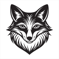 fox silhouette vector 