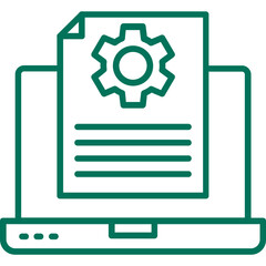 Content Management Vector Icon