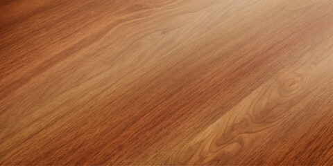 Obraz premium A close up of high gloss lacquered wood paneling with a deep rich brown color the reflective surf.deep brow wood planks with natural texture, wooden retro background, light wooden background, table