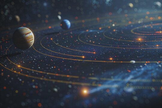 ai generative planets that are in orbit