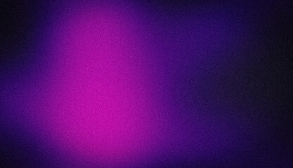 Purple blue and black abstract background with a grainy texture, featuring smooth gradients and light leaks. Abstract colorful grainy gradient backdrop design