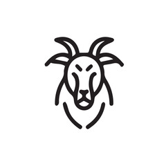 Simple of Animal silhouette Vector Line Icons