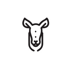 Simple of Animal silhouette Vector Line Icons