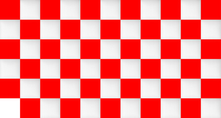 Fototapeta premium red and white checkered background