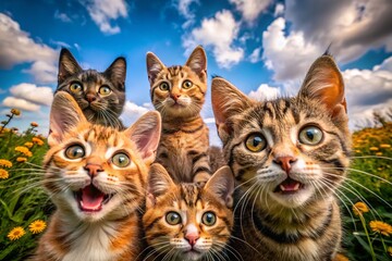 Adorable Playful Cats Captured in Hilarious Moments That Will Bring a Smile to Anyone's Face